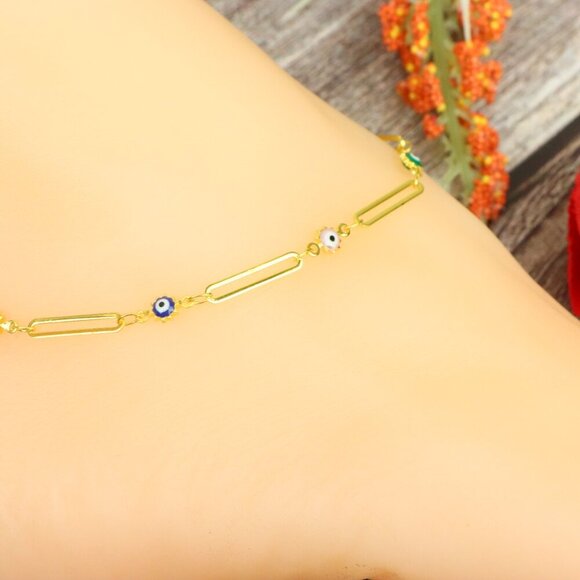 "Elegant Handmade Anklet – Delicate Jewelry for Women, MAR091379 - Picture 6 of 10